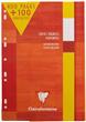Clairefontaine - Copie Double Blanche A4 Seyes 90g Perforee - Etui De 100 - 1