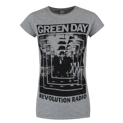 t shirt green day femme