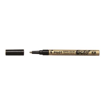 Pilot Super Color Marqueur permanent or encre pigmentée 1 mm fin