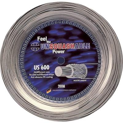 Unsquashable power us 600 cordage de squash argent longueur   200 m