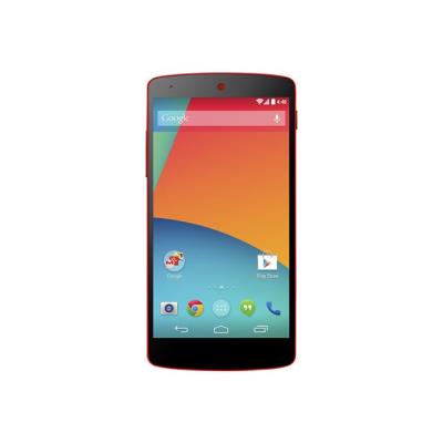 Google Nexus 5 - rouge - 4G LTE - 16 Go - GSM - smartphone