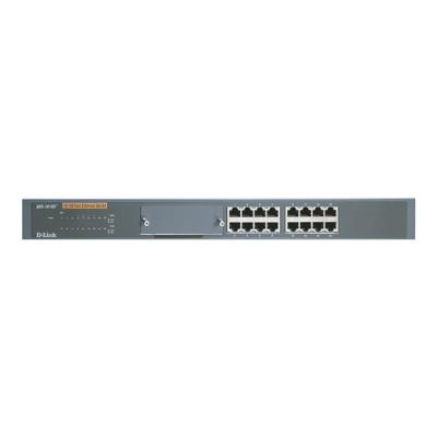 D-Link DES 1016R+ - commutateur - 16 ports - Ordinateur de bureau