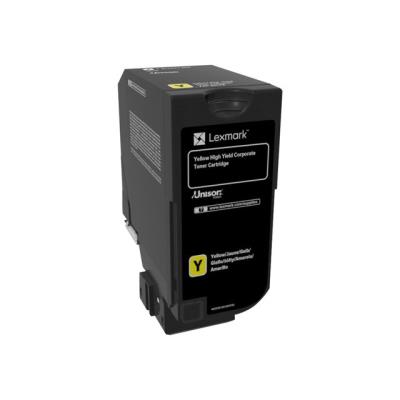Lexmark - à rendement élevé - jaune - originale - cartouche de toner - LCCP, Entreprise Lexmark