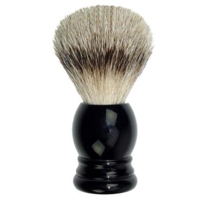 FANTASIA - 9199 - BLAIREAU - POILS ARGENTÉS - MANCHE PLASTIQUE NOIR - DIM: 10.23 CM, Ø 5 MM