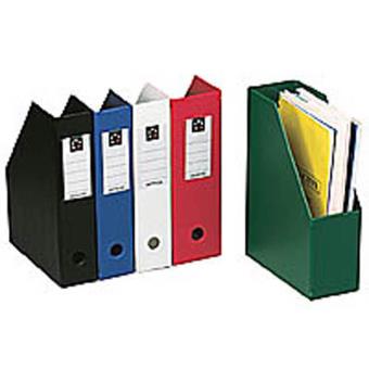 Lot De 10 Porte-Revue Elba Bleu Foncé – Format 24x32 Cm Dos 7 Cm, Idéal Pour Classer Magazines & Catalogues