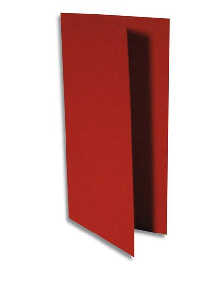 Paquet de 25 cartes pliées Pollen 106x213mm Bordeaux 210g