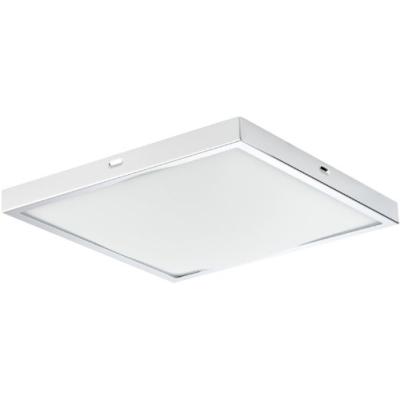 fabas 2867-61-138 plafonnier 2x40 w e27 chromé verre satiné