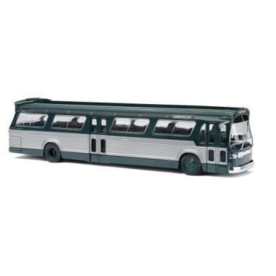 BUSCH VOITURES - BUV44500 - MODÉLISME FERROVIAIRE - BUS AMERICAIN - FISHBOWL - VERT