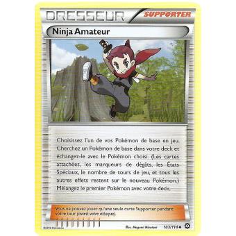 card pokemon french new vapor-offensive 103/114 Amateur ninja 🌈 xy11