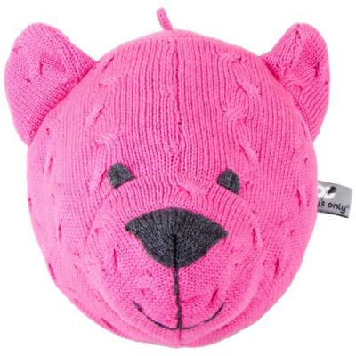 Baby's only tête d'ours tricot uni fuchsia à suspendre - fuschia