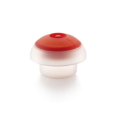 LÉKUÉ CUISSON VAPEUR CUIT OEUF OVO CYLINDRIQUE TRANSPARENT SILICONE PLATINE