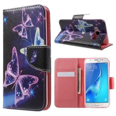 Etui en PU pour Samsung Galaxy J5 (2016) - Beautiful papillons