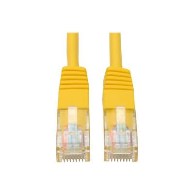Tripp Lite 10ft Cat5e / Cat5 350MHz Molded Patch Cable RJ45 M/M Yellow 10' - verbindingskabel - 3 m - geel