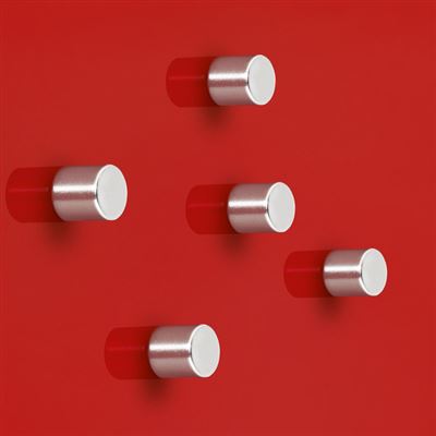 Sigel SI-GL700 Aimant Pour Panneau De Verre Rond 10mm Fort 5 Pièces