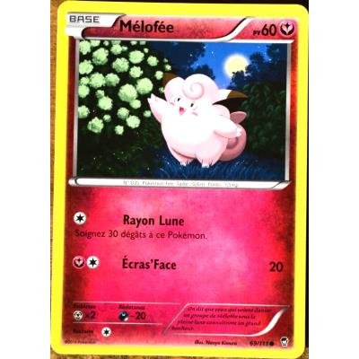 Acheter carte Pokémon 69/111 Mélofée 60 PV XY03 XY Poings Furieux NEUF FR État correct - 16,00 € carte Pokémon 69/111 Mélofée 60 PV XY03 XY Poings Furieux NEUF FR État correct - Pokémon reconditionné disponible sur Fnac