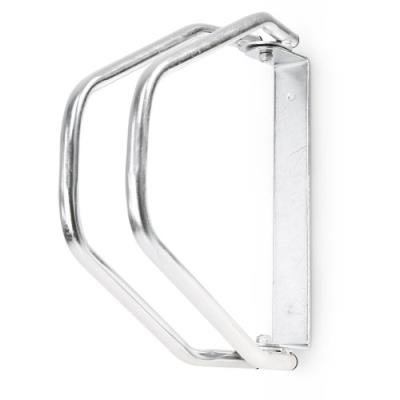 Relaxdays râtelier inclinable pour 1 vélo argent