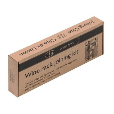 LONGLIFE LOT DE 5 CLIPS EN ACIER GALVANISÉ POUR RANGE-BOUTEILLES