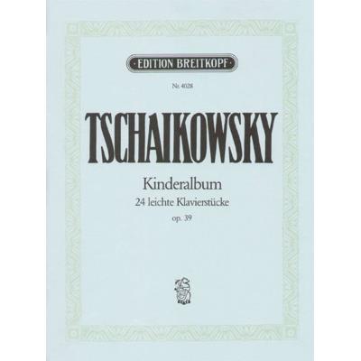 Partitions classique EDITION BREITKOPF TSCHAIKOWSKY P.I. - ALBUM A LA JEUNESSE OP. 39 - PIANO Piano