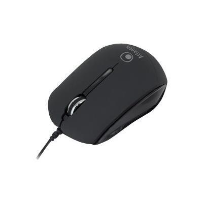 Atlantis Linea Premium Mini - muis - USB - zwart