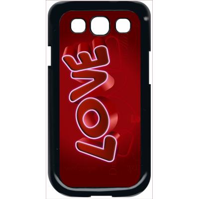 Coque samsung s3 motif love 3d