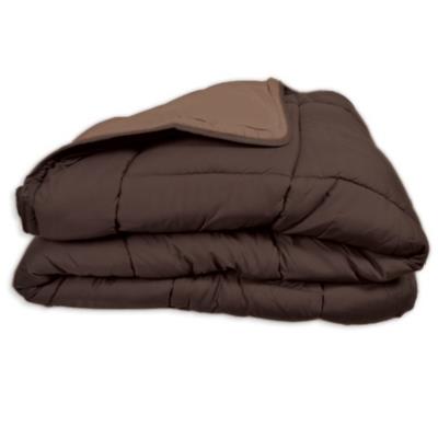 Couette Calgary microfibre 220x240 cm choco et moka