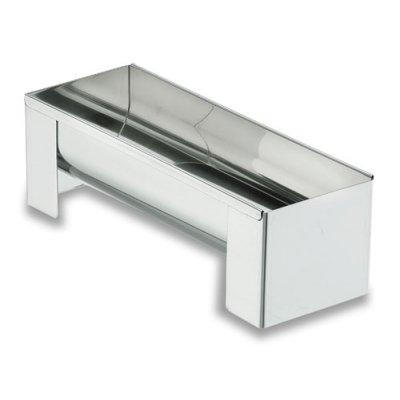 Gouttière à buche de Noël 25x9 cm inox 18/10*