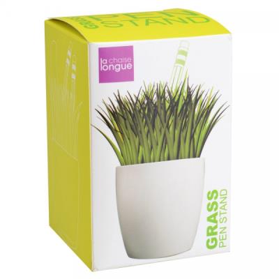 Pot à crayon herbe