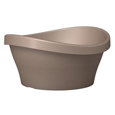 Scheurich 54259 262/40 Wave Garden Coupe De Fleurs Plastique Living Taupe 39 X 39 X 19 Cm