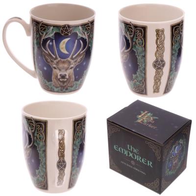 Mug Cerf empereur de la foret par Lisa Parker