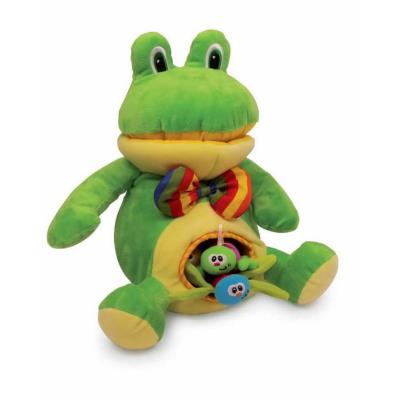 Peluche de la grenouille et ses petits Linda