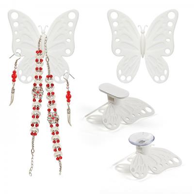 Porte bijoux papillons blanc (x2)