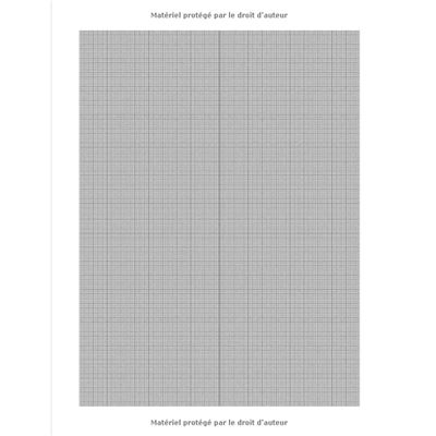 Papier Carnet millimétré - Cahier en pages millimétrées - Bloc