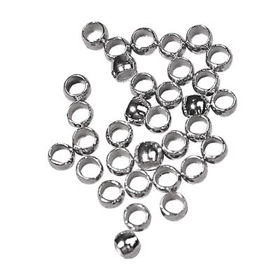 Rayher 2225421 quetschp Aulne, I : 1,8 mm Ø, A : 2,5 mm Ø, sous blister, 35stück, platine