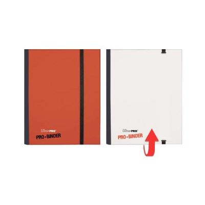 Ultra pro flip pro-binder 4-pocket - red white - collectors album portfolio