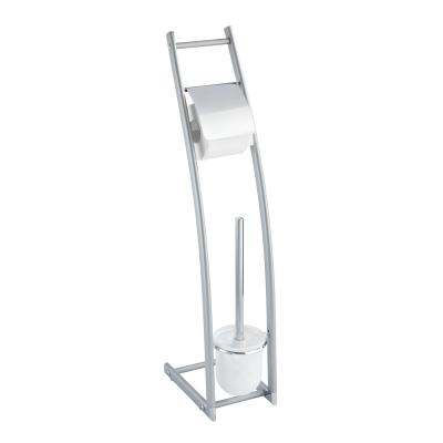 Ensemble wc sur pied aluminio alicante - aspect aluminium