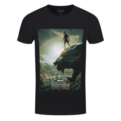 Black Panther T-Shirt Marvel Roar Homme Noir