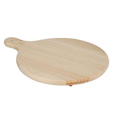 Excèlsa géant bois véritable décoration de la pizza planche à découper ronde