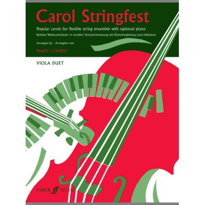 Partitions classique FABER MUSIC COHEN MARY - CAROL STRINGFEST - VIOLA DUET PART Ensemble à cordes