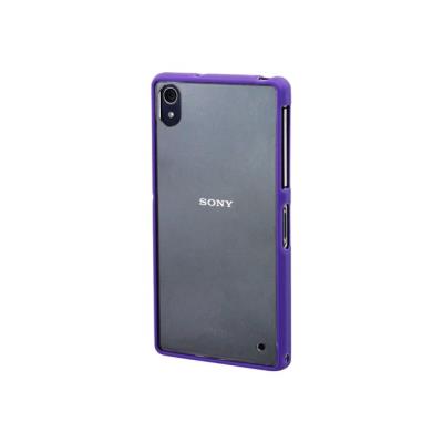Muvit MFX Bimat - Achterzijde behuizing voor mobiele telefoon - paars - voor Sony XPERIA Z2