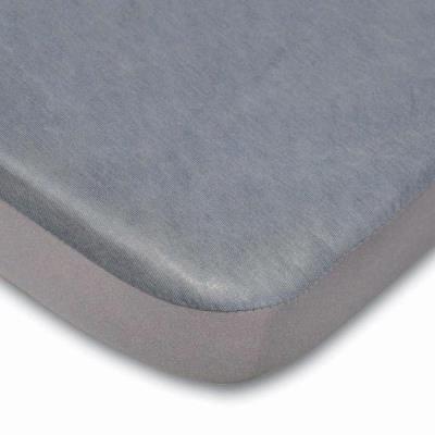 Drap housse alèse 2 en 1 - 60x120 gris