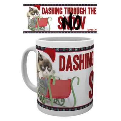 Tasse Chat Grognon Rushing Noel Mug