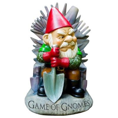 Gnome nain de jardin sous le thème Game of Thrones