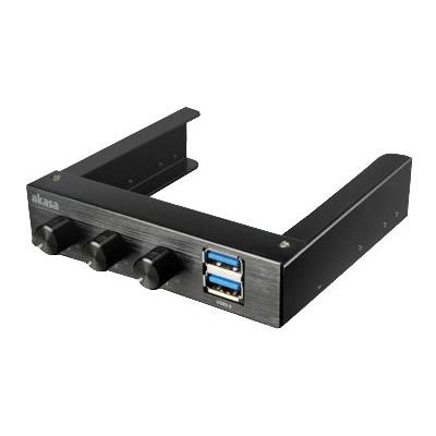 Akasa AK FC-06U3BK - snelheidsregelaar systeemventilator