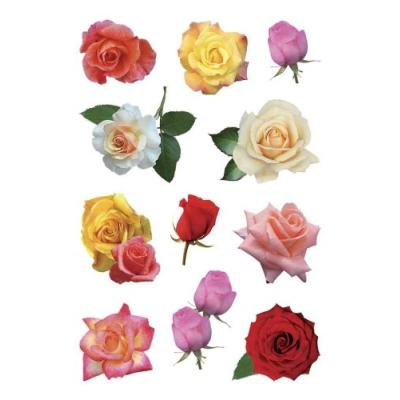 Herma stickers decor roses sans tiges 3 feuilles 85 x120 mm de 11 3308