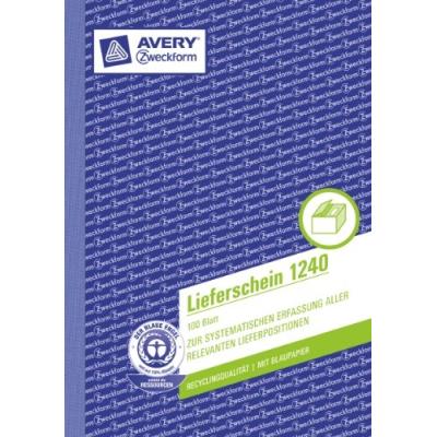 Avery zweckform formularbuch lieferschein, rc, a5 1240
