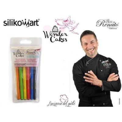 Table&cook pochette de 6 crayons alimentaires wonder cakes - 99.011.99.0001