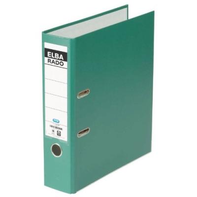 Ordner rado-lux, acrylat papier, pour a4, 285x318mm, dos 80mm, vert elba 10417gn