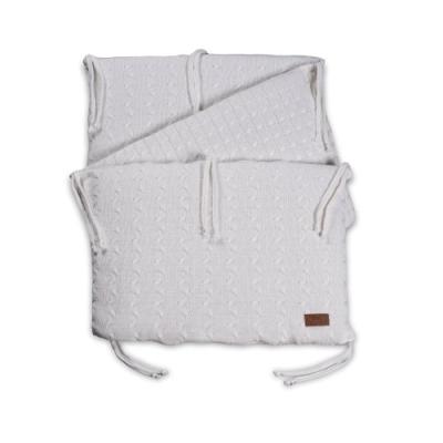 baby's only - tour de lit cable uni blanc (pour lit 60 x 120 cm) - blanc
