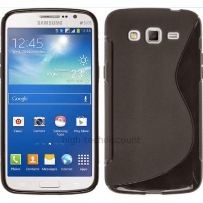 Housse etui coque pochette silicone gel pour Samsung Galaxy Grand Plus i9060 - NOIR
