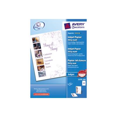 Avery Zweckform Superior Inkjet Paper 2579-100 - paper - 100 vel(len)